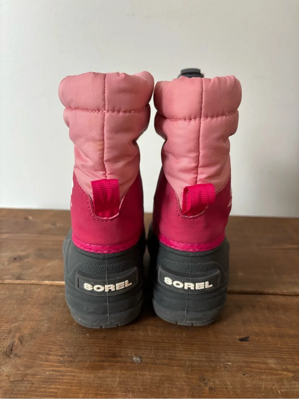 SOREL Pink Kids Winter Snow Boots Waterproof Toddler Size 6